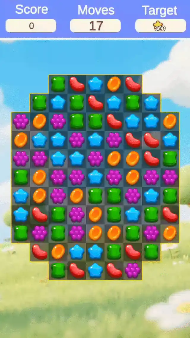 Jelly Garden gameplay